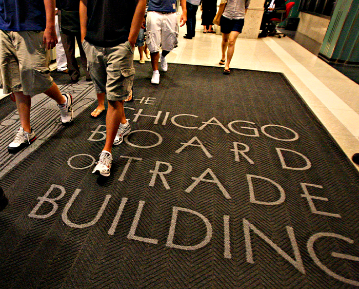Chicago Board of Trade floor mat