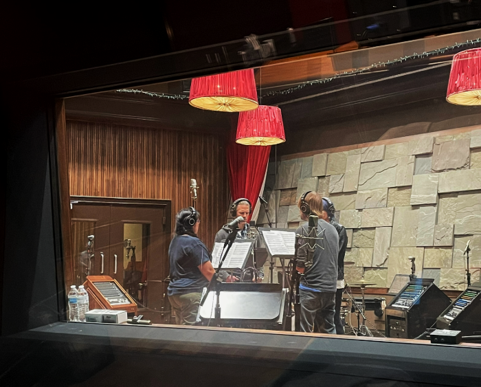 recording at the blackbird studio