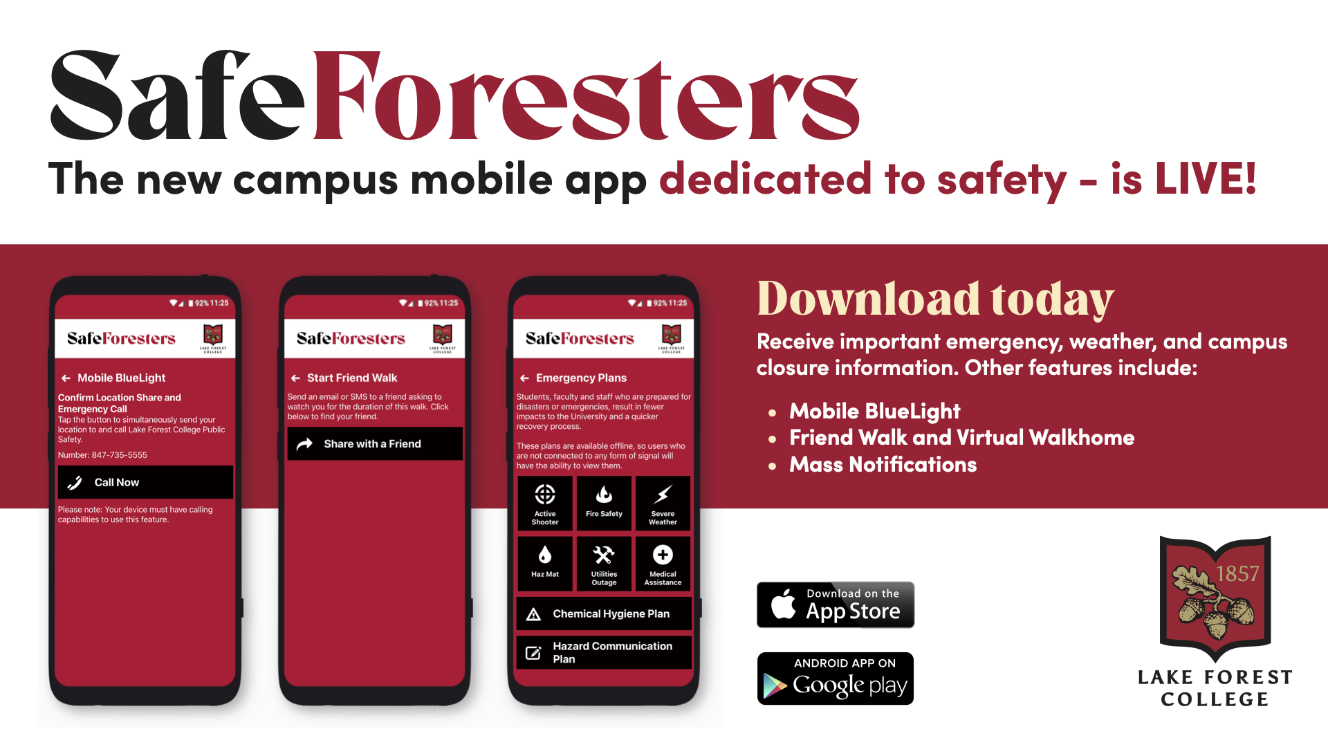 SafeForesters sign up slide