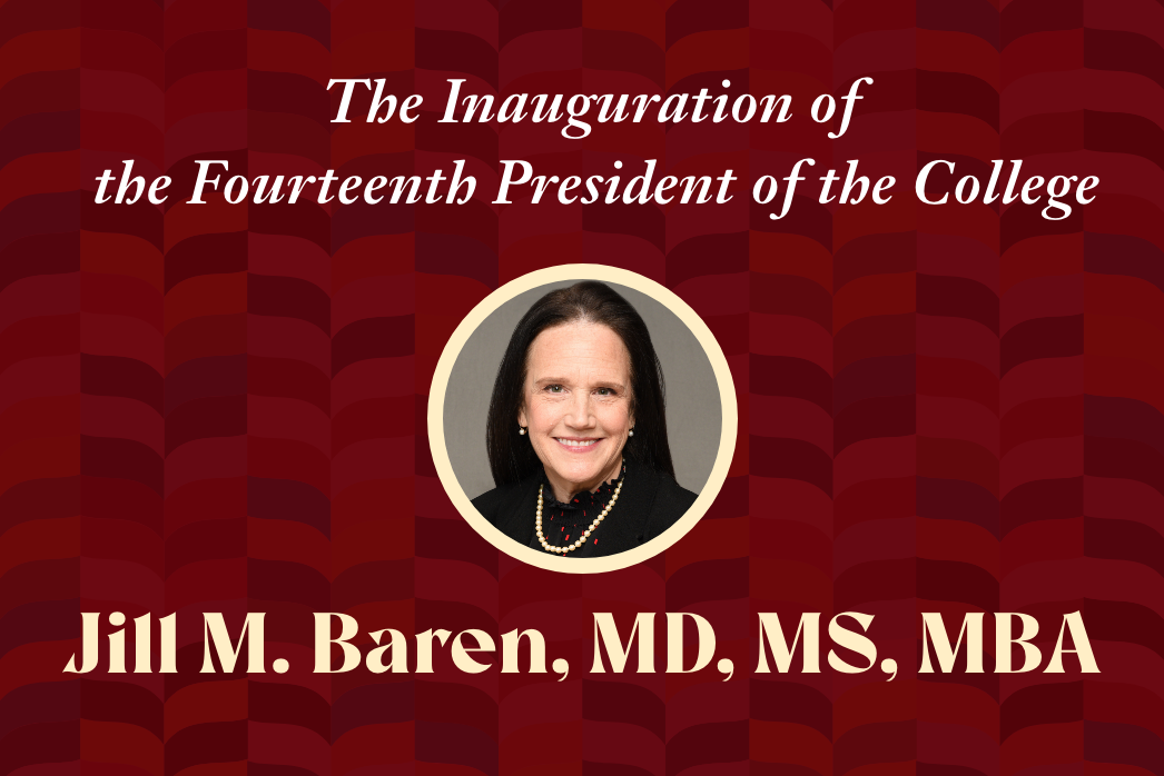 President's Inauguration, save the date, October 27, 2022