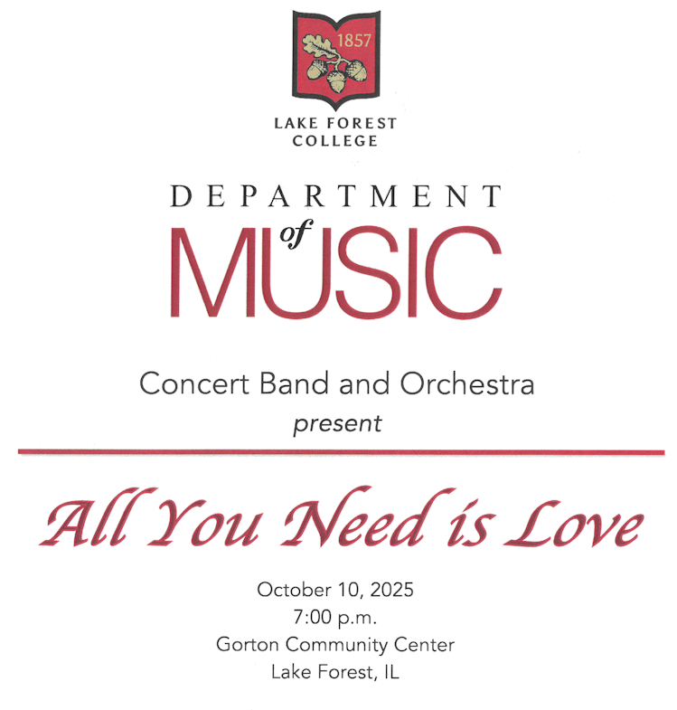 All You Need is Love concert poster