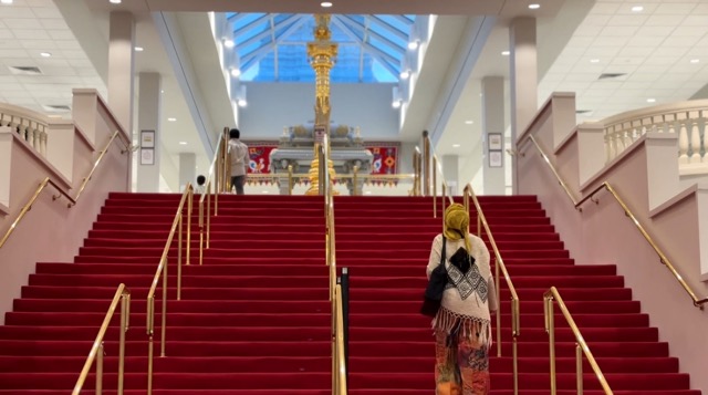 at a hindu temple