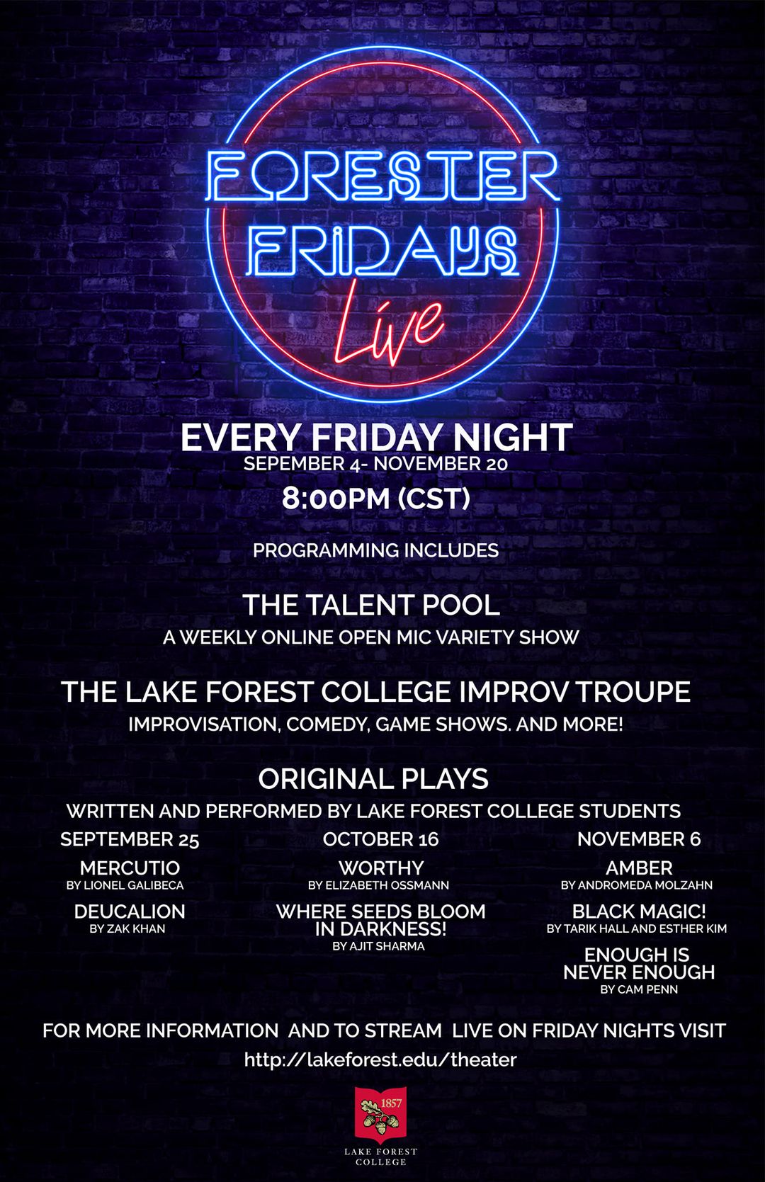 Forester Fridays Live poster