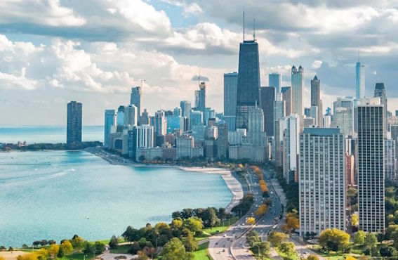 Chicago and Lake Michigan