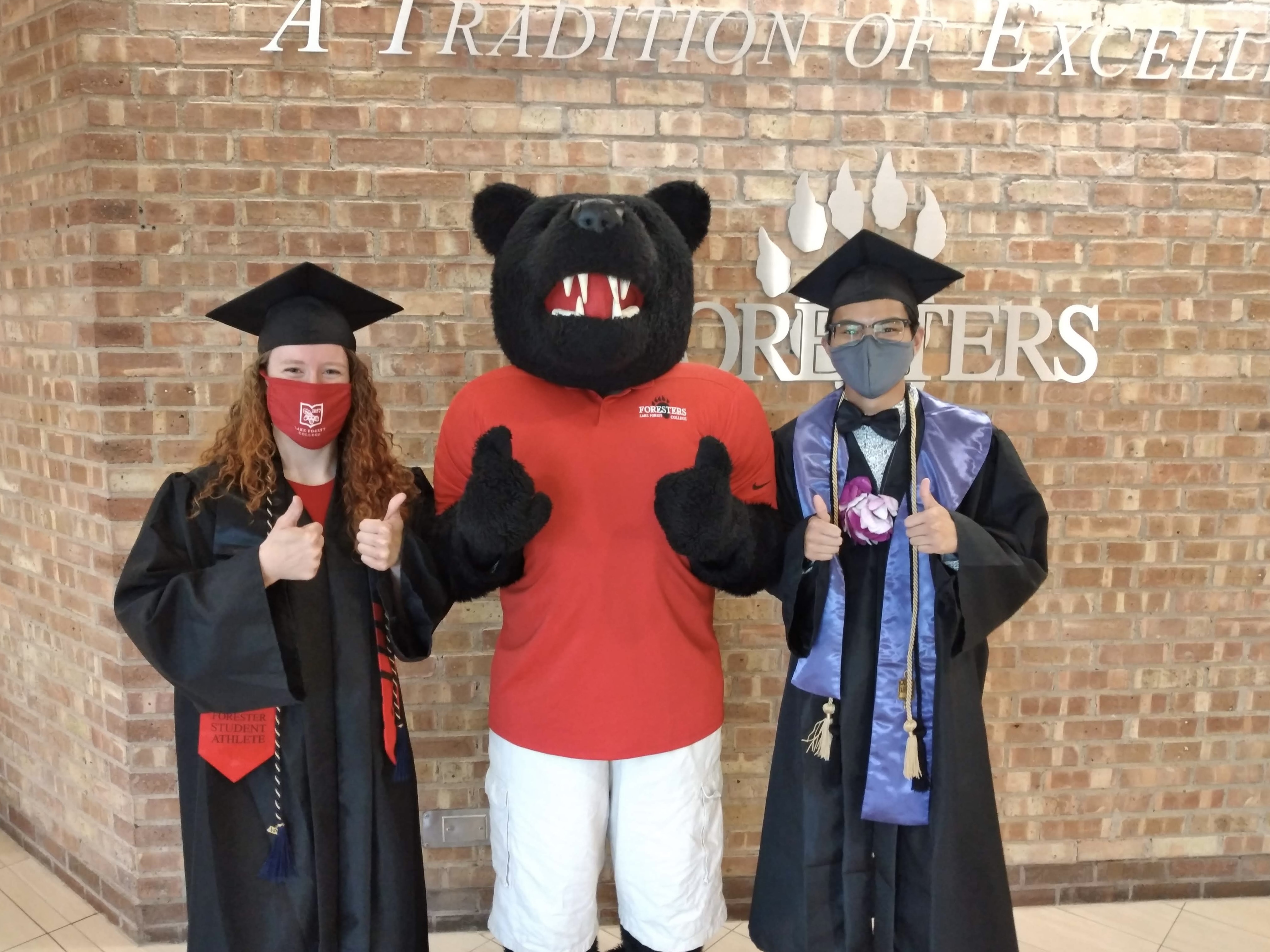 brett palmero at graduation in 2021