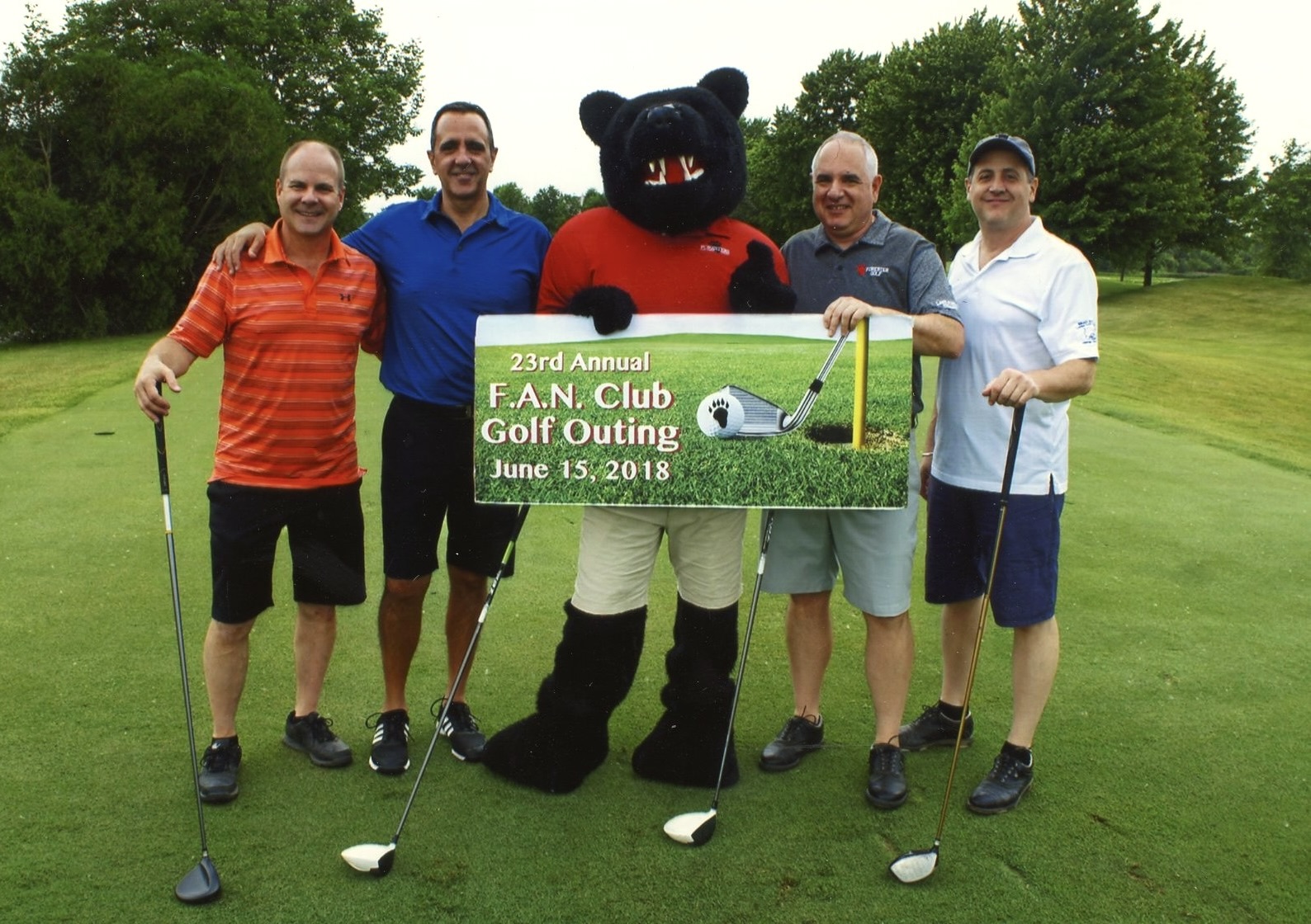 Rich at golf outing in 2018