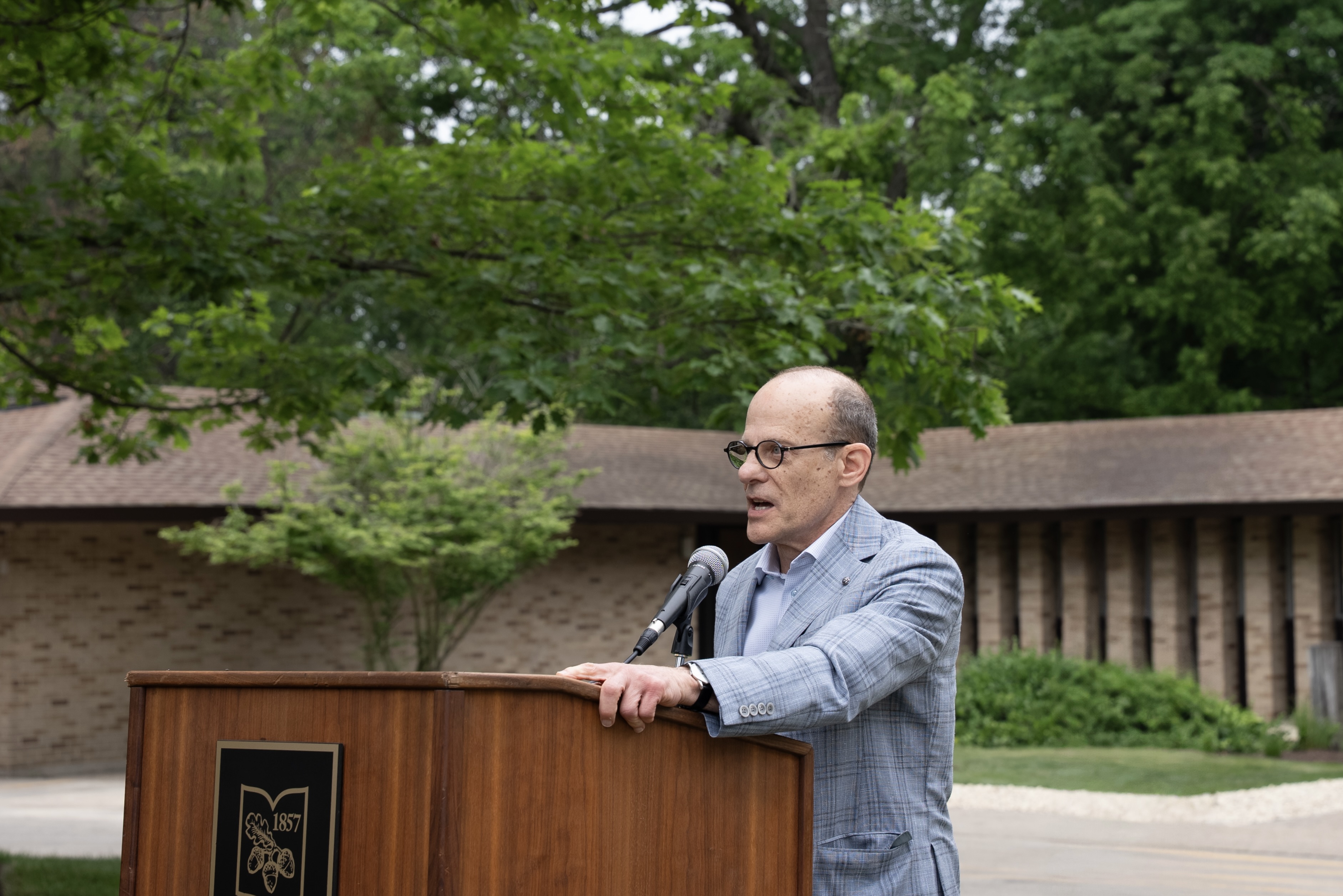 Chris Ellertson speaking at event