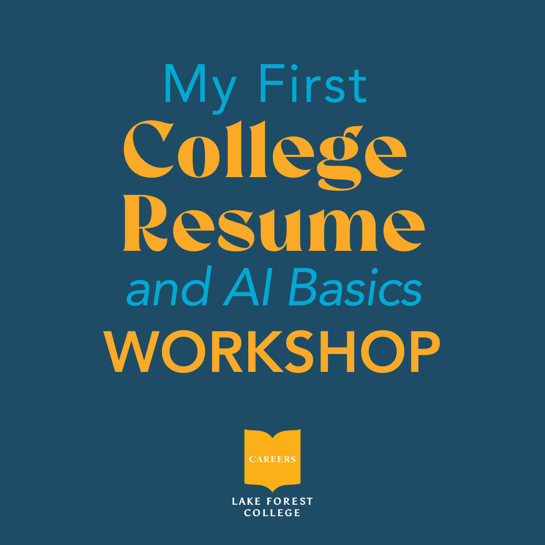 Resume, LinkedIn, and Effective Use of AI/Chat GPT Workshop