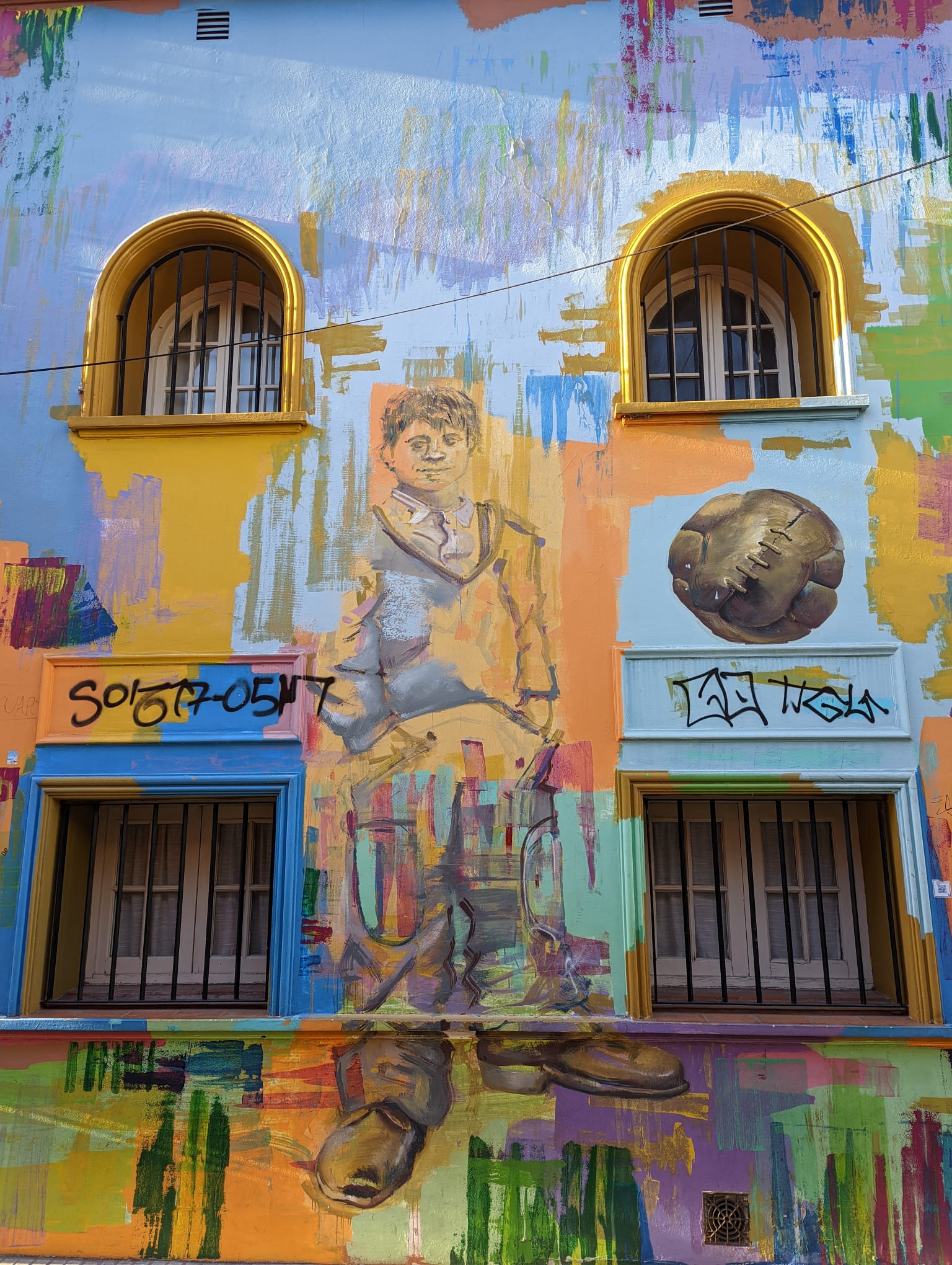 Graffiti  in the neighborhood of Palermo