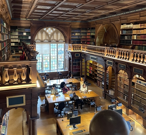 Inside of the Bodleian Library