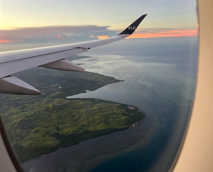 Arrival in Fiji