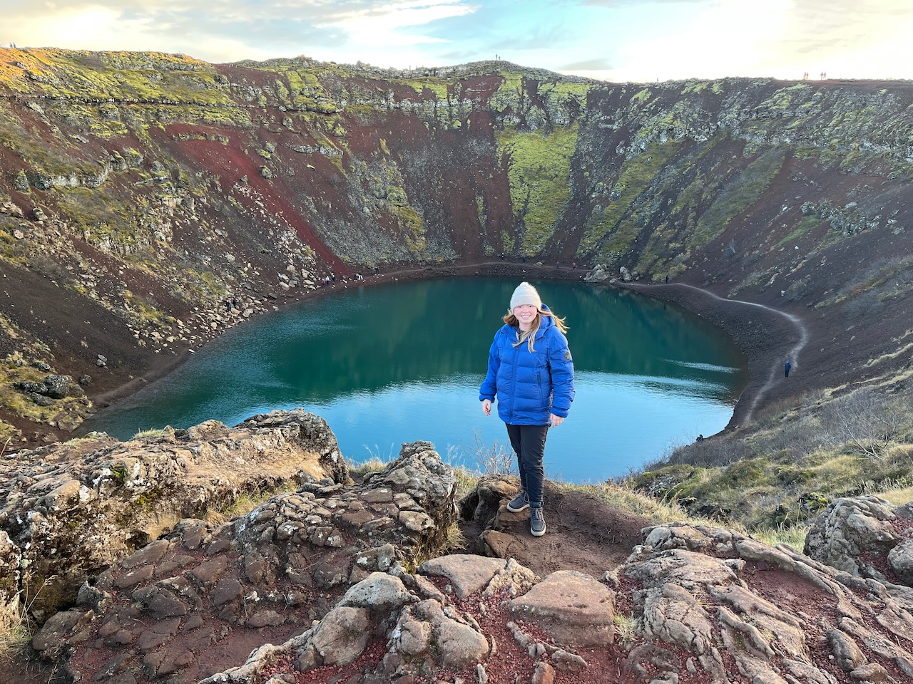 Kerid crater in Iceland