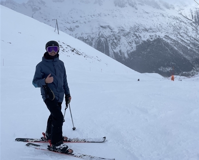 Skiing in Chamonix