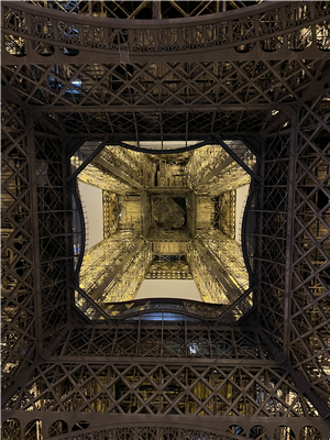 Eiffel Tower from the bottom