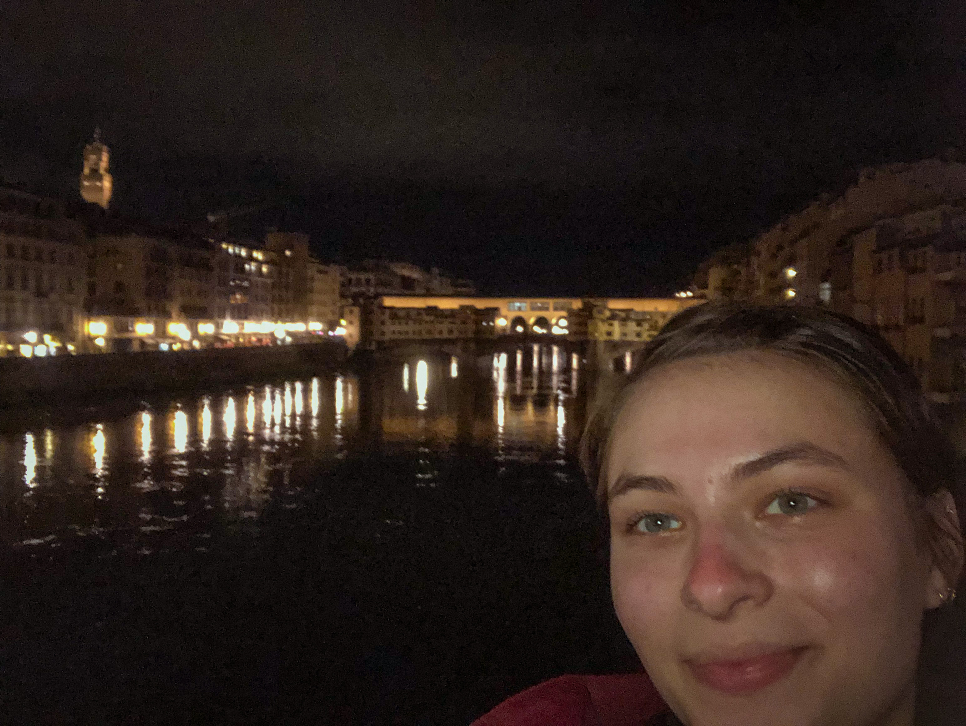 Emily '23 at the Ponte Vecchio