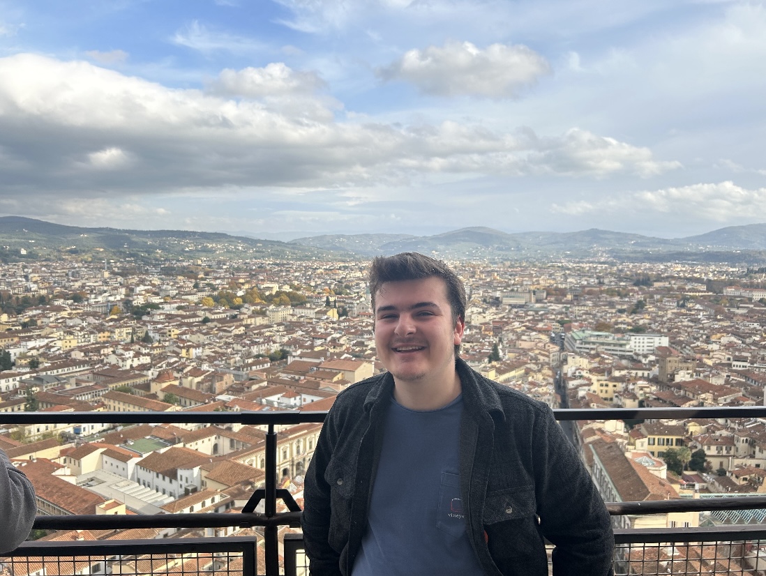 Kyle at the top of the Duomo in Florence, Italy