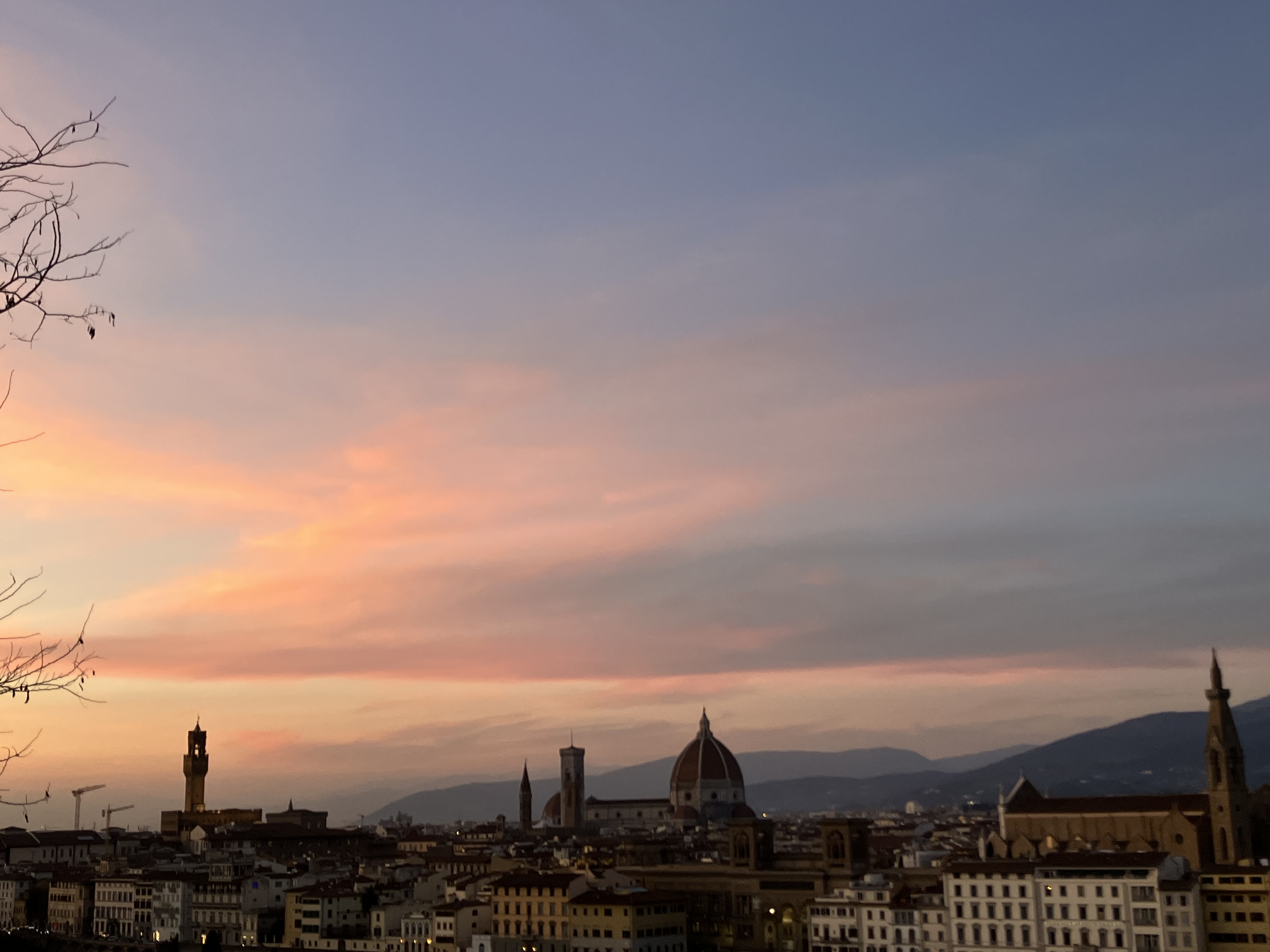 Sunset in Florence