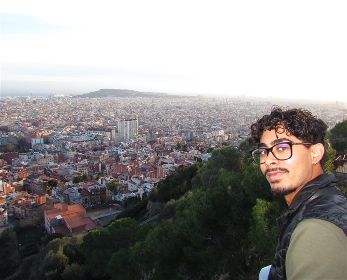 Albin at the Bunkers in Barcelona