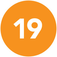 the number 19