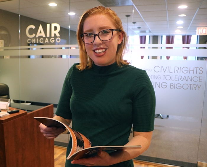a student interning at CAIR Chicago
