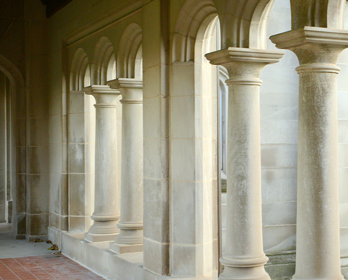 Chapel pillars 