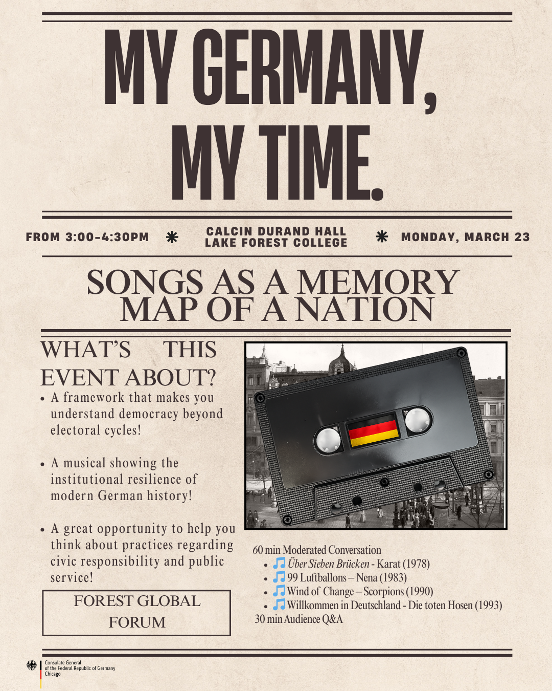 German Music flyer