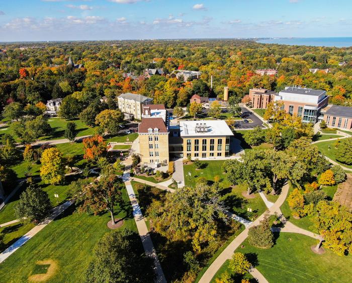 aerial campus shot