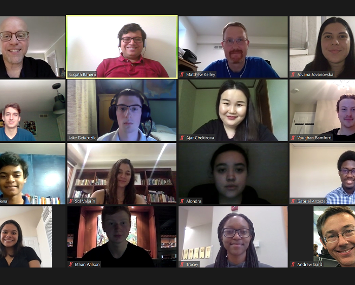 a screenshot of a zoom meeting