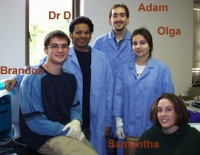 professor and research students