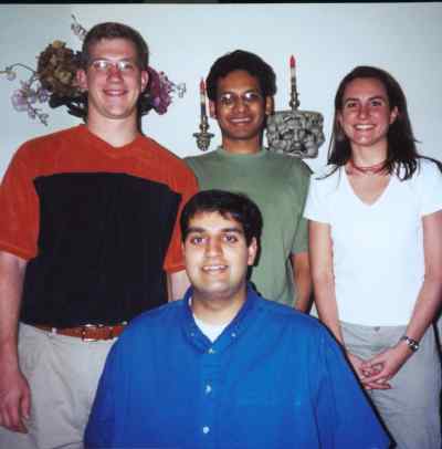 four lab team members