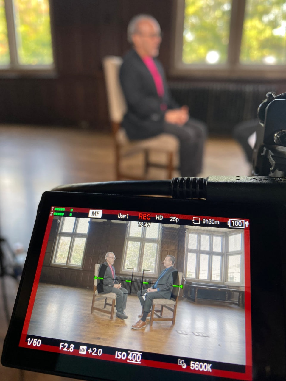 professor during interview