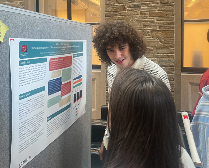 davis presenting research