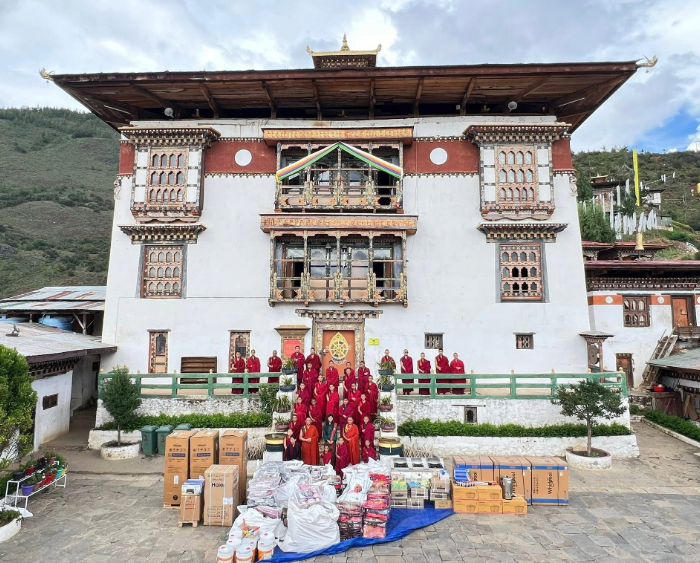 the monestary in bhutan