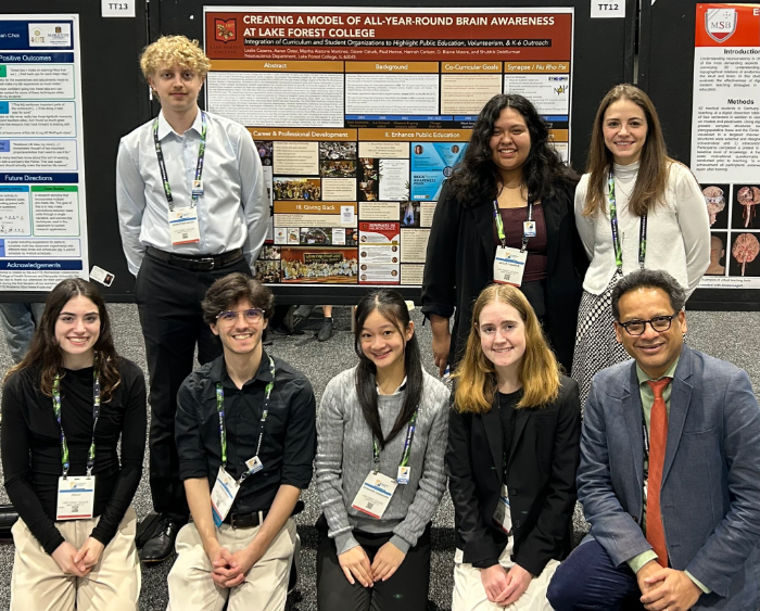 Students take neuroscience research, teaching innovation, and public leadership to the global stage