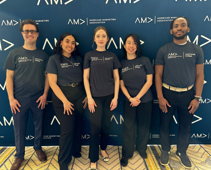 students at ama conference