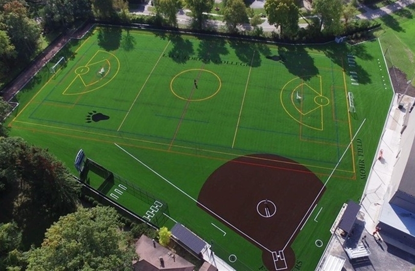 Aerial view of Mohr Field