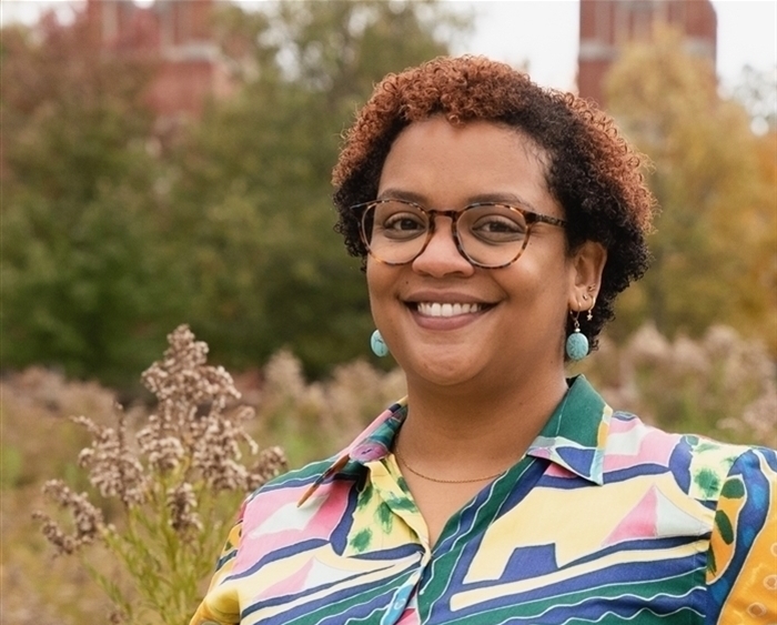 Courtney Joseph portrait on campus