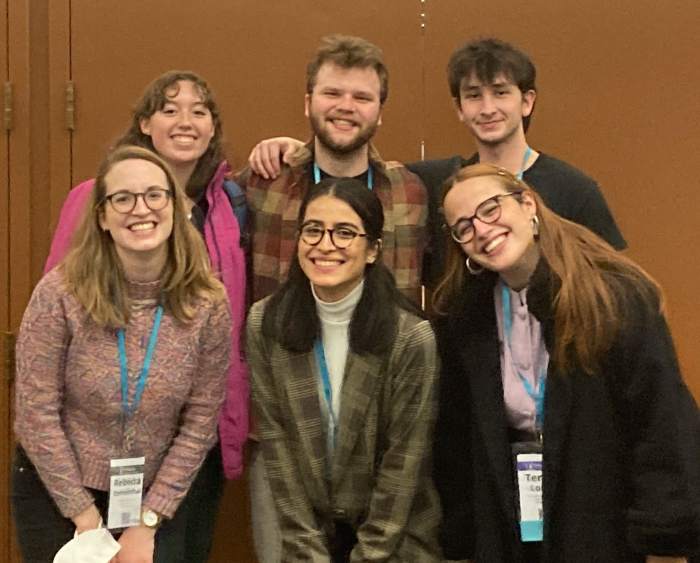 students at the conference