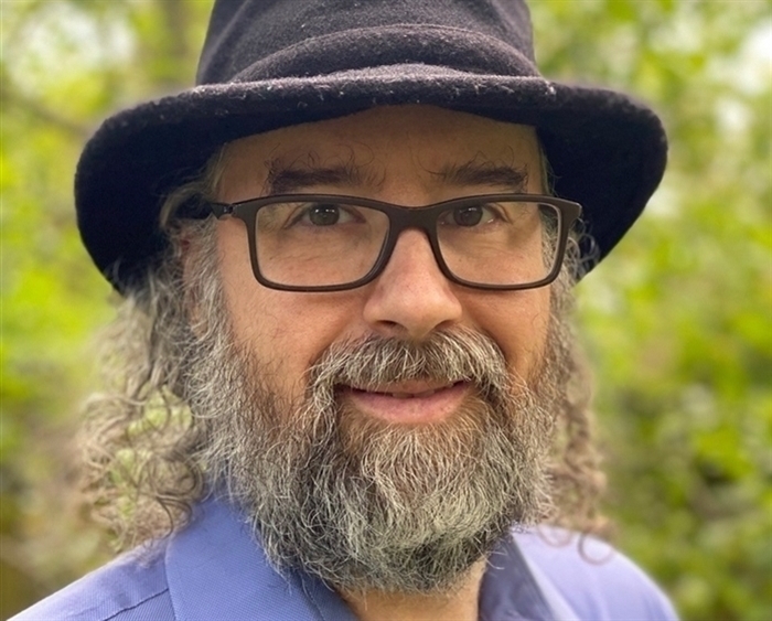 Outdoor portrait of Professor Ben Zeller 