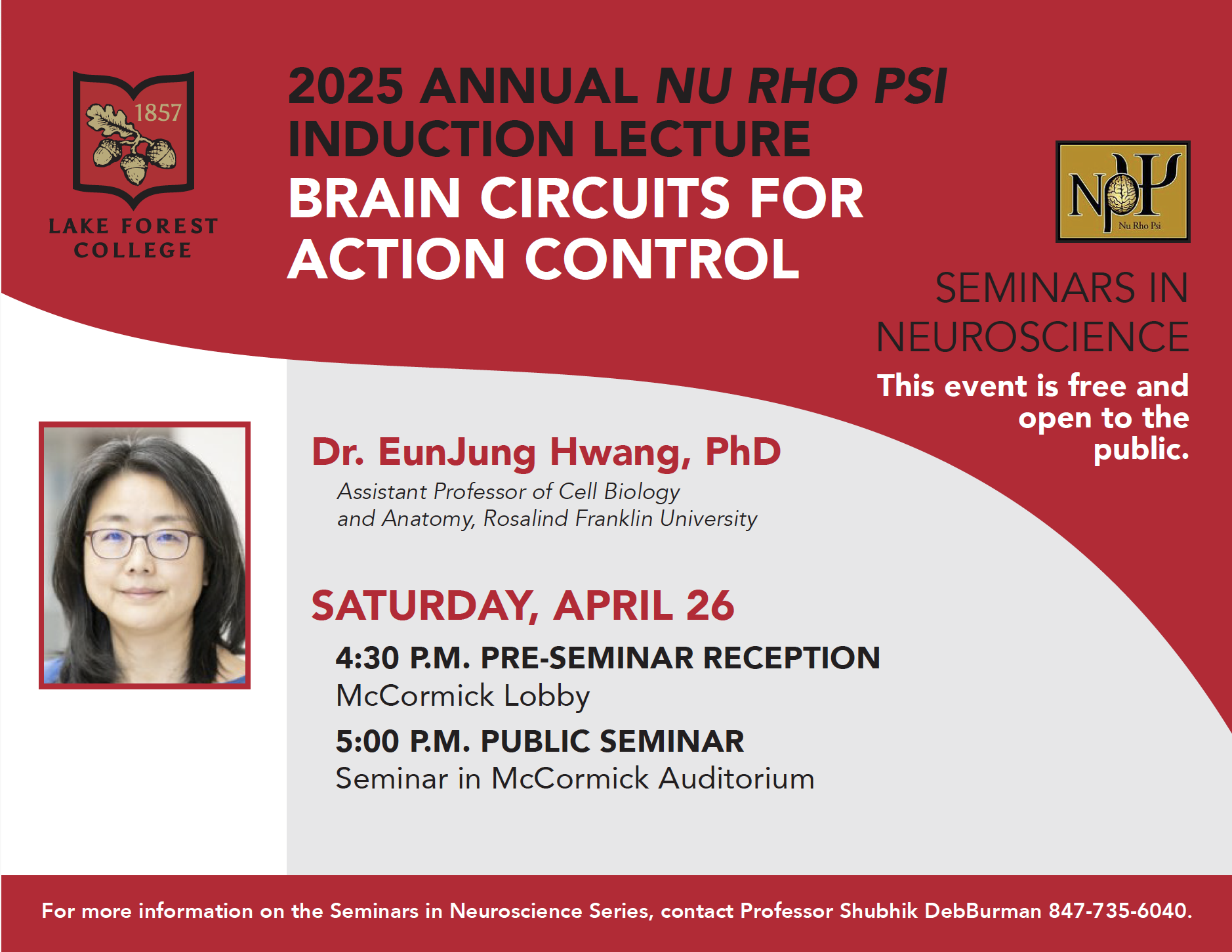 Induction Lecture poster
