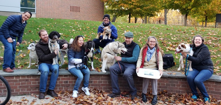 Beta Beta Beta event: Pups and Profs 2019