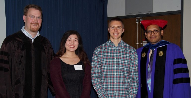 Neuroscience honorees and Neuroscience professors