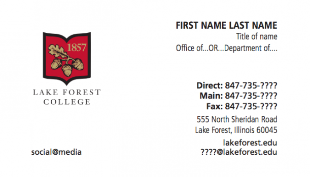 name card order